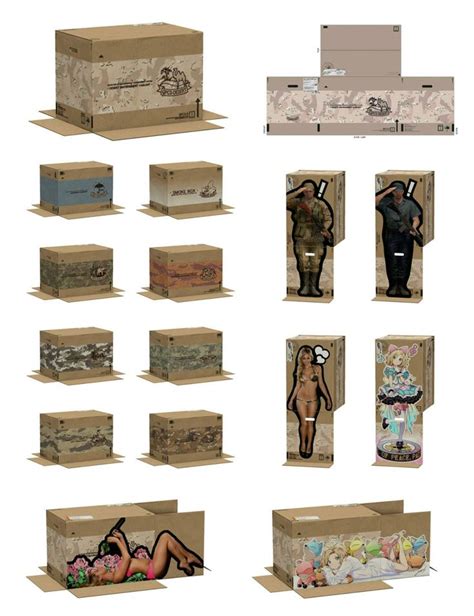 metal gear cardboard box size|metal gear solid key card.